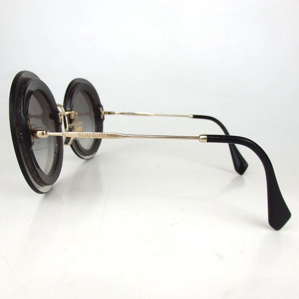 Authentic Miu Miu Use-Oa7 140 2m Round Glitter 64… - image 4